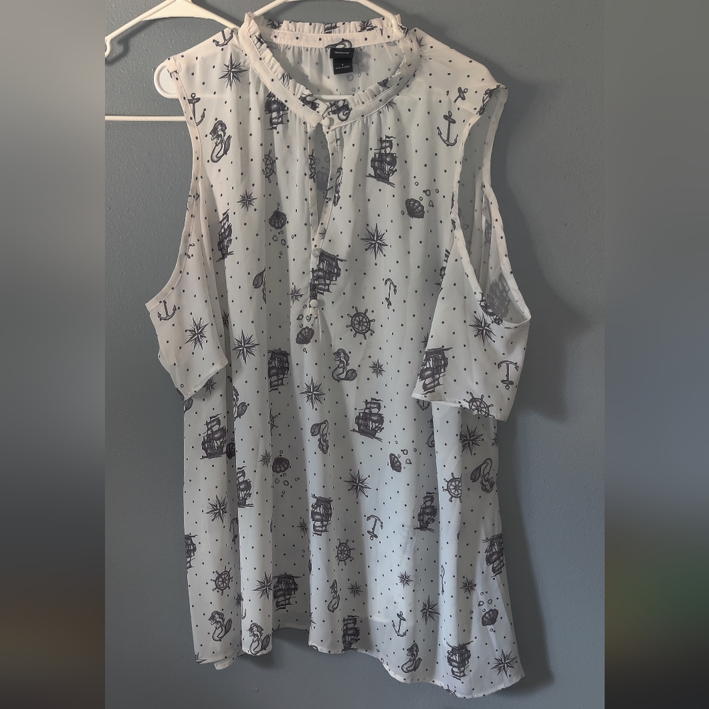 Disney Cold Shoulder Blouse